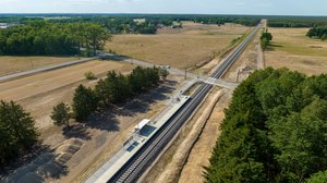 Przystanek Raszujka, 120 km, 13.06.2023 r., Łukasz Bryłowski, źródło PKP Polskie Linie Kolejowe S.A (1)