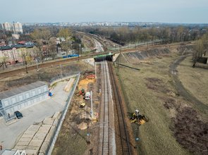 Wiadukt ul. Wiosny Ludów, Katowice, 311 km, 15.03.2024 r., Łukasz Hachuła, źródło PKP Polskie Linie Kolejowe S.A.