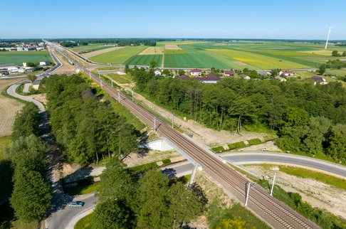 Wiadukt kolejowo-drogowy, Szepietowo, 10.06.2023 r., Szymon Grochowski, źródło PKP Polskie Linie Kolejowe S.A.
