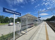 Nowy przystanek Szczecin Trzebusz fot. Adrian Kowalski