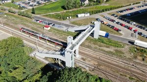 Stryków - nowa kładka dla pieszych_18.07.2023_PLK SA