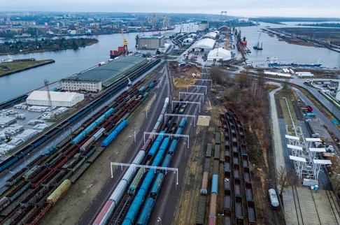 Stacja Szczecin Port, Szczecin, 26.01.2022, fot. Robert Stachnik