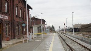 Stacja Łambinowice, 26.11.2019 r. Autor. Anna Hampel