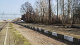 Przystanek Koźmin Wielkopolski przed rozpoczęciem prac