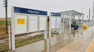 Przystanek Pałecznica, 21.12.2021 r. Autor. Anna Hampel, PKP PLK S.A. 
