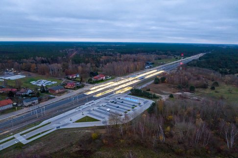 Przystanek Reptowo, km 185,700, 18.11.2022, autor_Łukasz Bryłowski