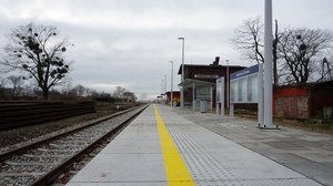 Przystanek Jasienica Dolna, 26.11.2019 r. Autor. Anna Hampel